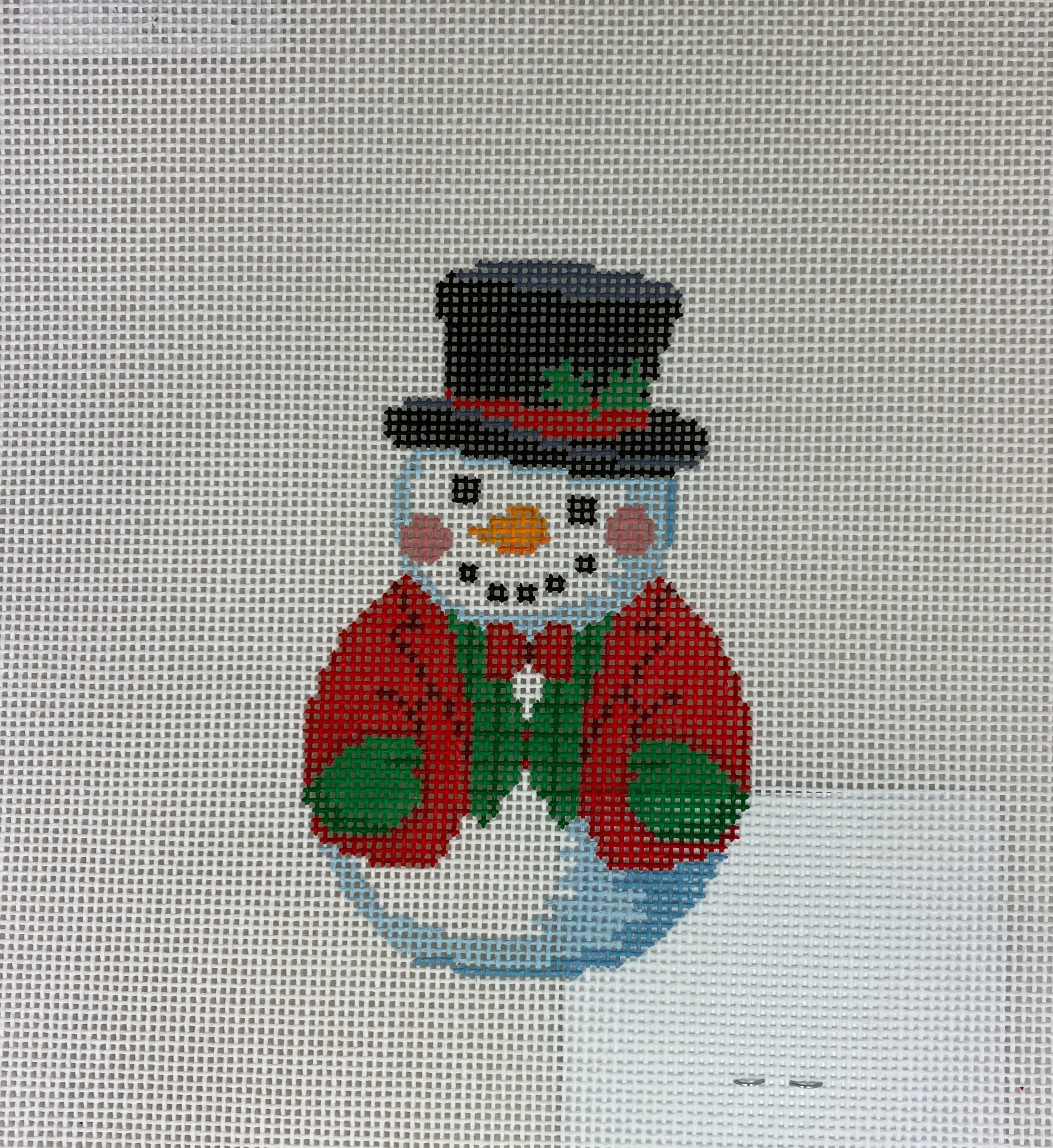 Susan Roberts Needlepoint 5129 Roly Poly Snowman
