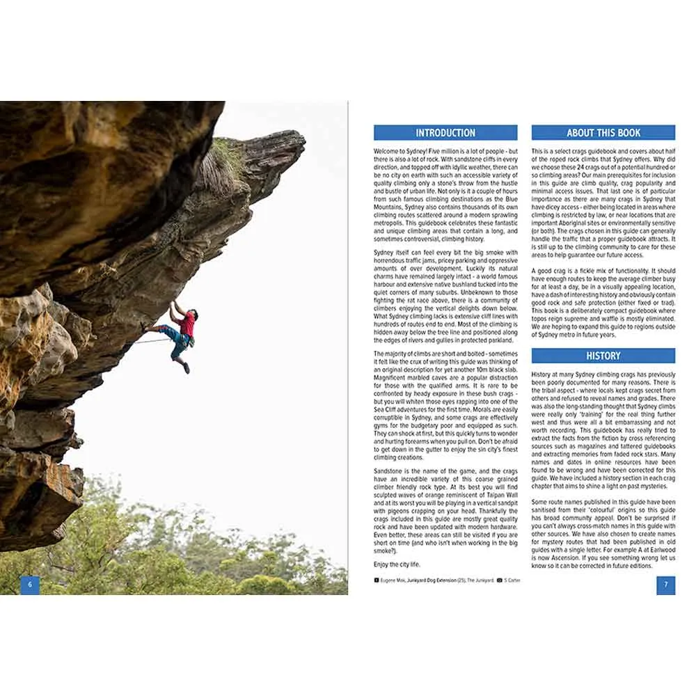 Sydney Climbing Guide - Selected Crags 1st Edition