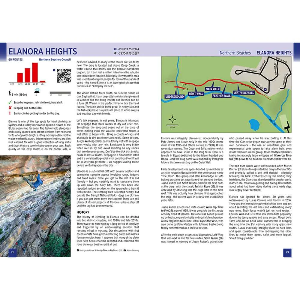 Sydney Climbing Guide - Selected Crags 1st Edition