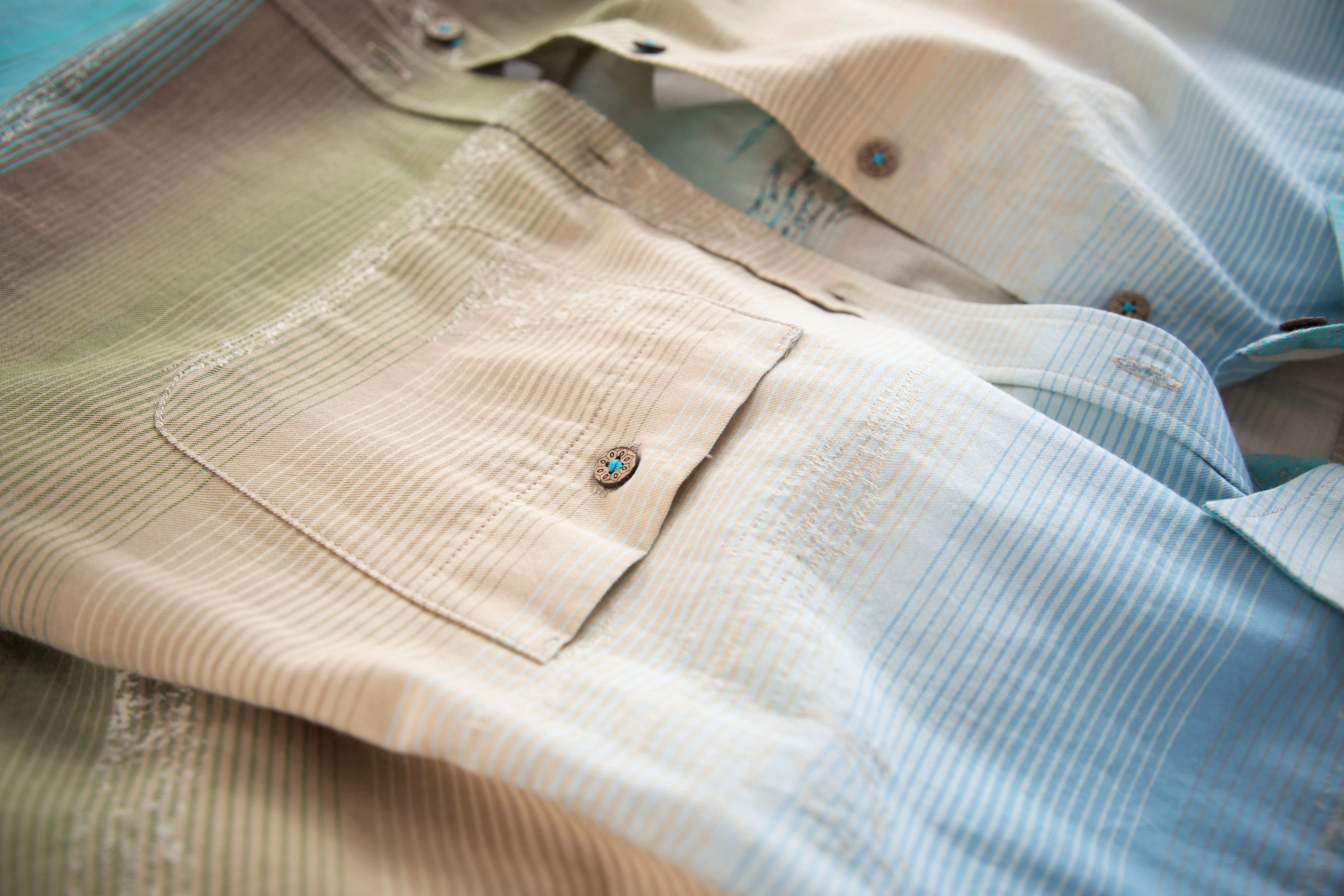 Tall Mountain Sky Ombré Shirt
