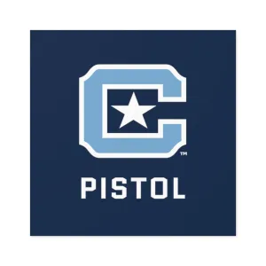 The Citadel, Sports Club, Pistol Square Stickers, Indoor\Outdoor