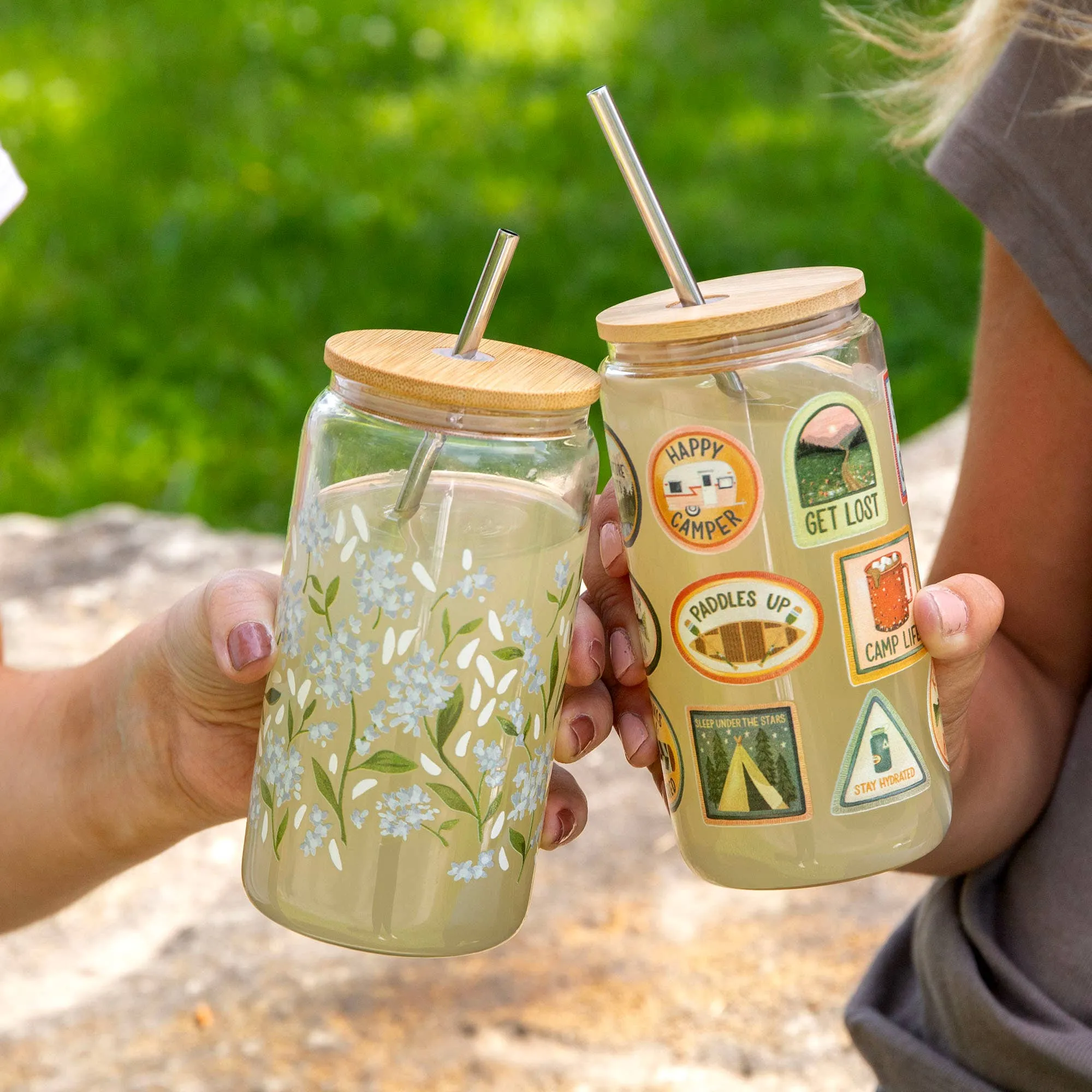 The Great Outdoors Glass Can