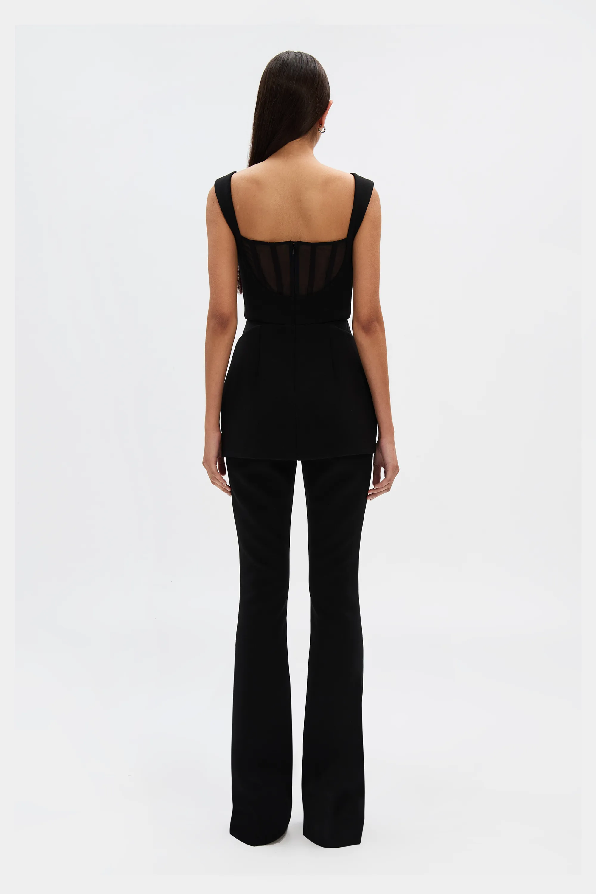 THE 'INES' CREPE JUMPSUIT