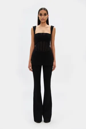 THE 'INES' CREPE JUMPSUIT
