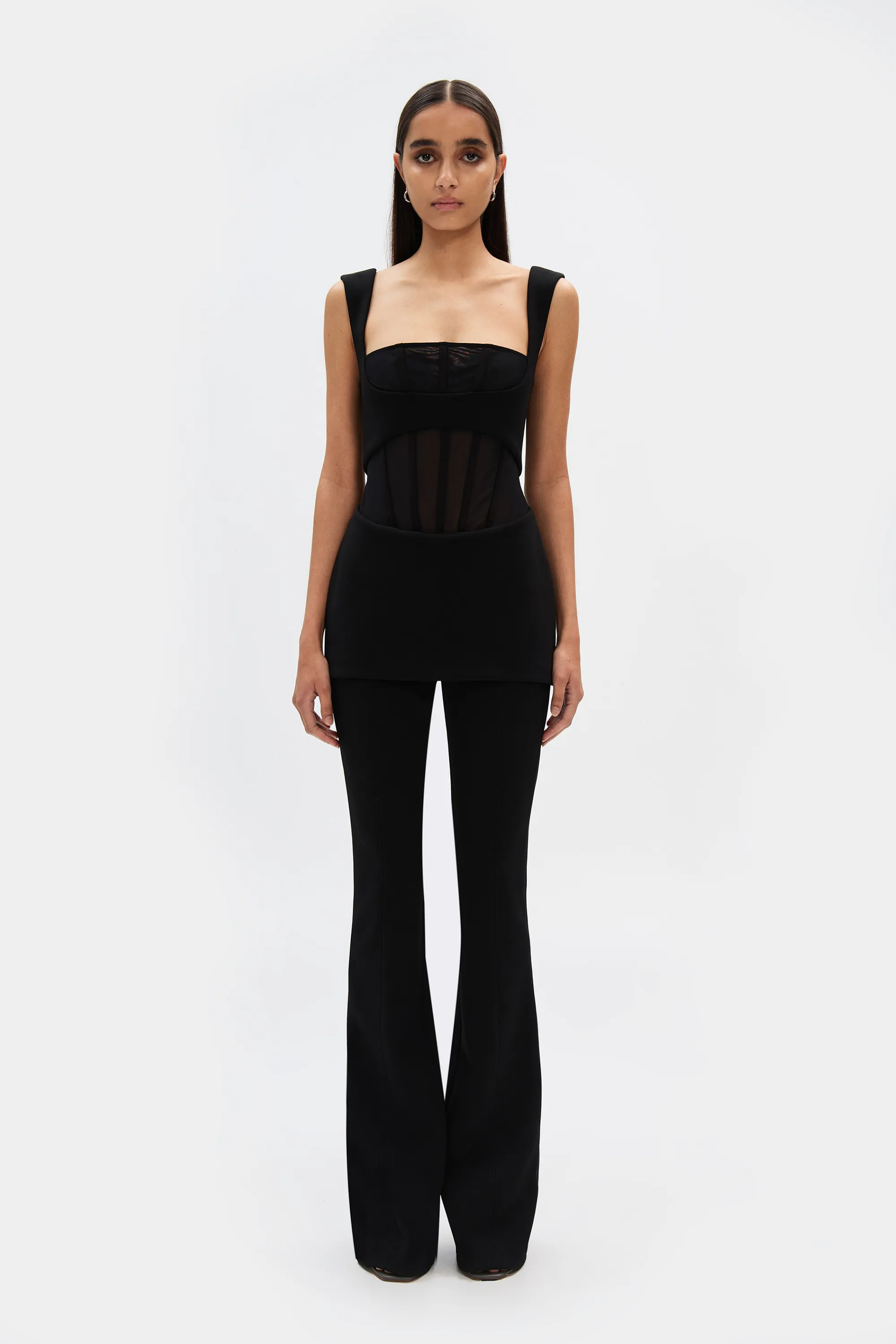 THE 'INES' CREPE JUMPSUIT