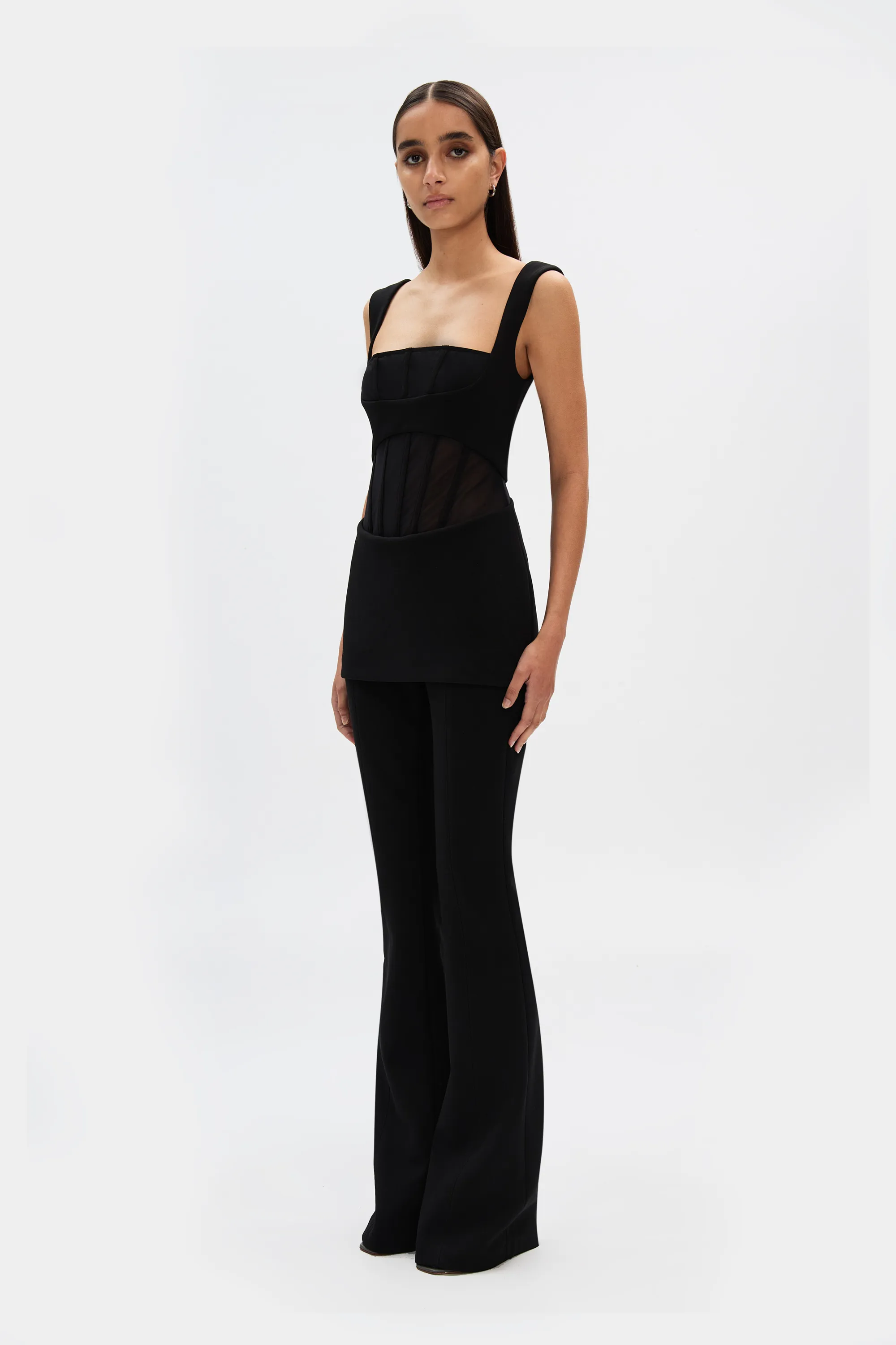 THE 'INES' CREPE JUMPSUIT