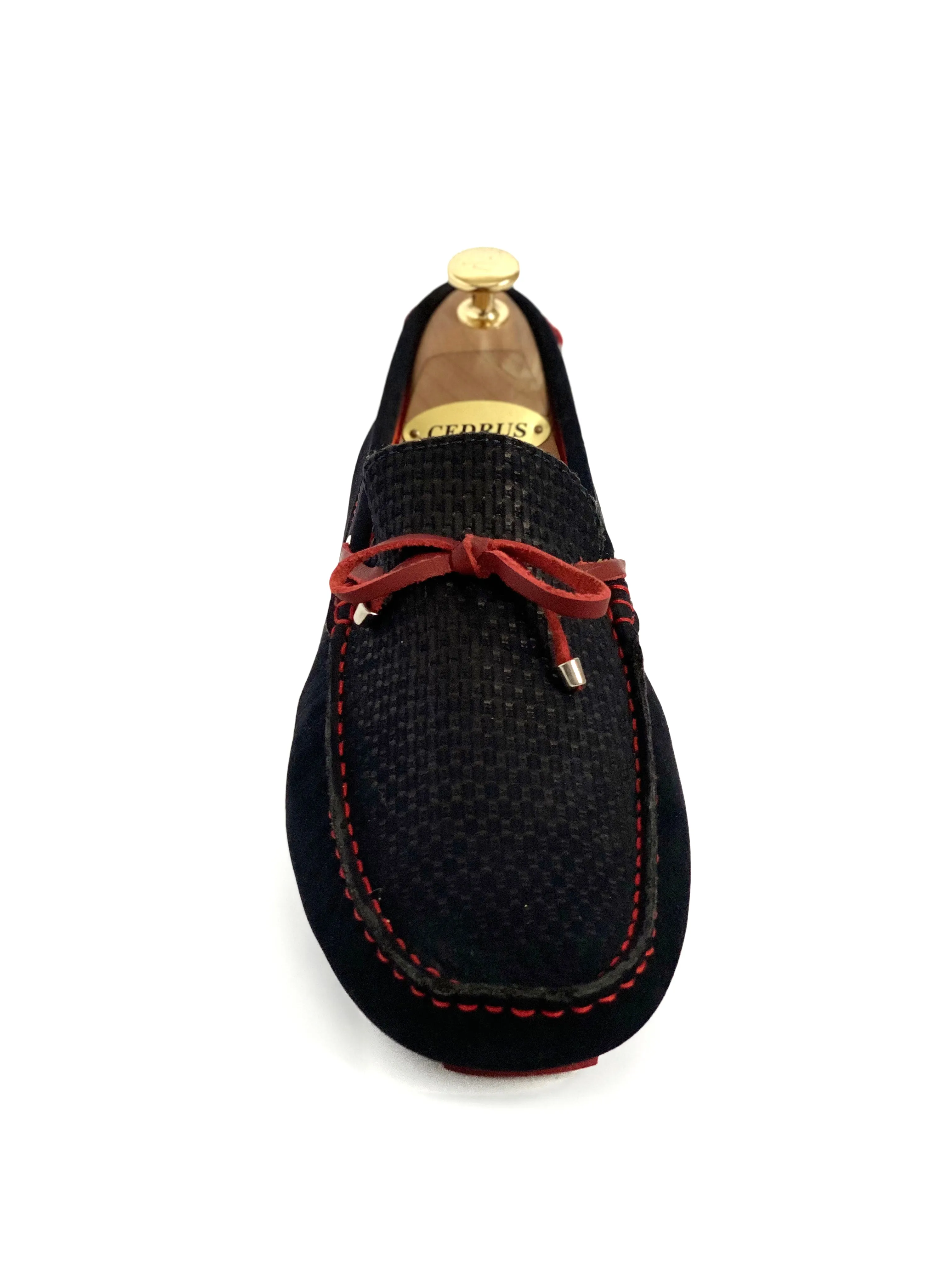 The Navy Moccasin