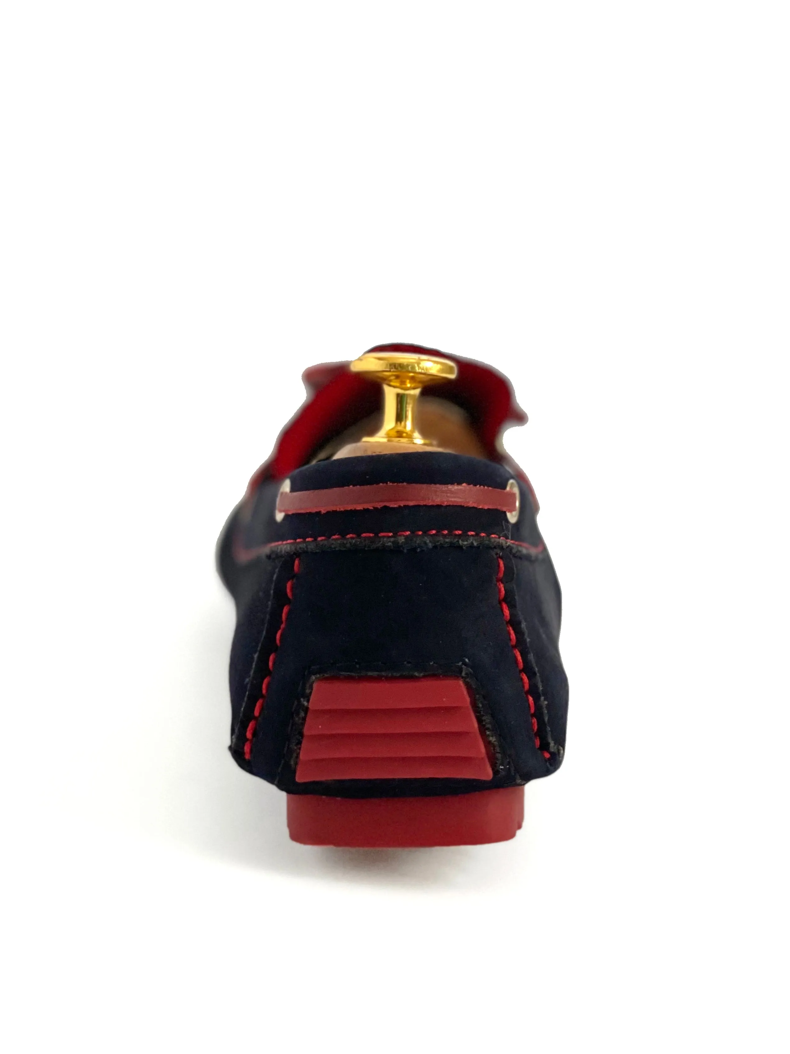 The Navy Moccasin
