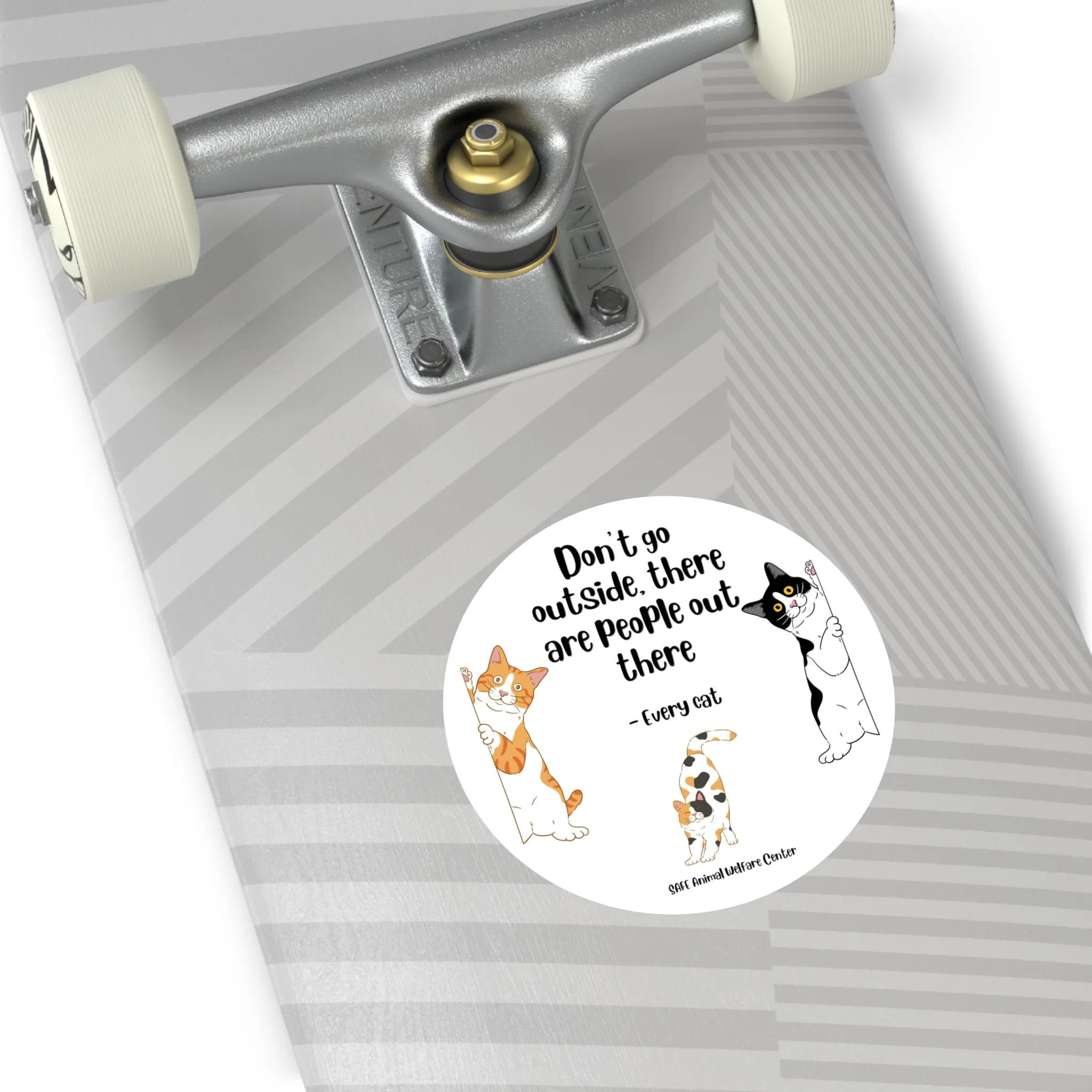 There are PEOPLE EVERYWHERE , Round Stickers, Indoor\Outdoor