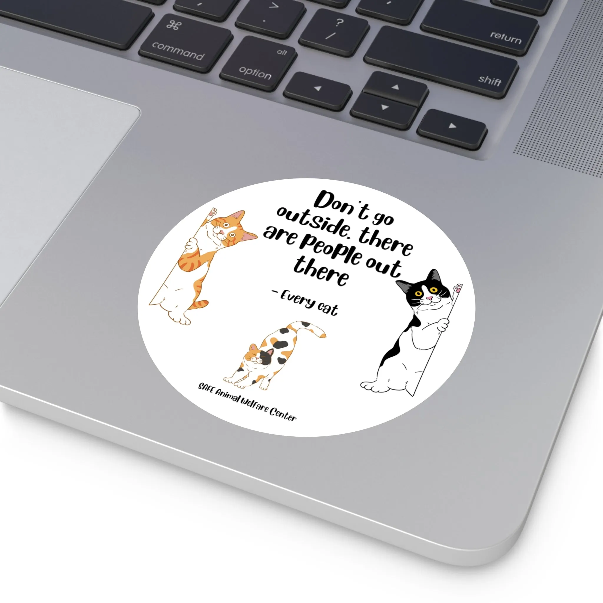 There are PEOPLE EVERYWHERE , Round Stickers, Indoor\Outdoor