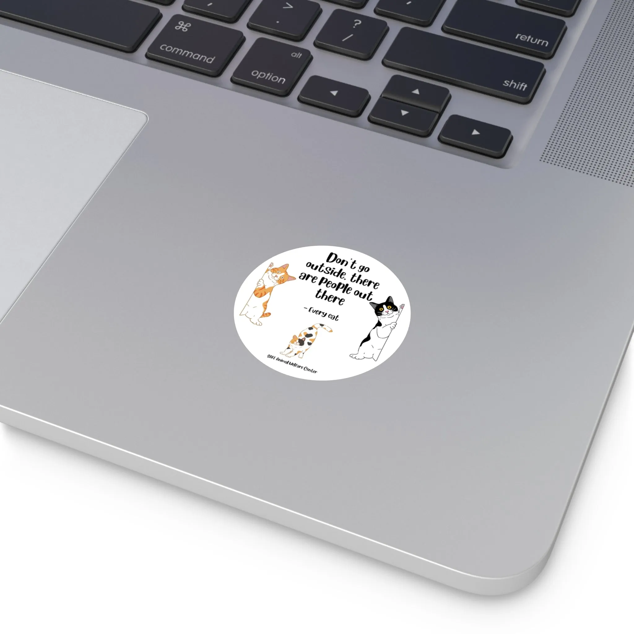 There are PEOPLE EVERYWHERE , Round Stickers, Indoor\Outdoor