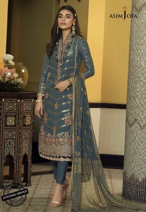 Traditional Eid Dress in Green Color #M0083