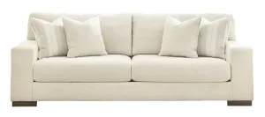Transitional Sofa in Light Beige