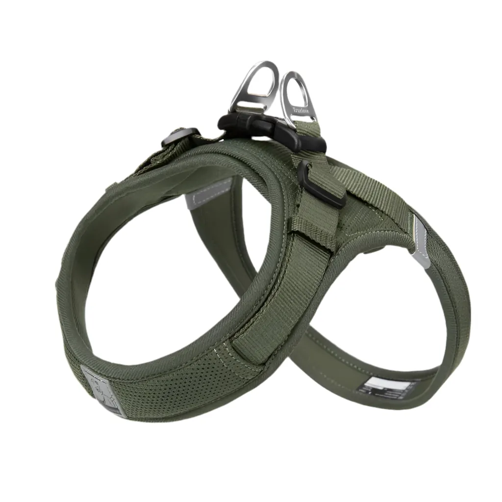 TrueLove TLH3013 Mesh Dog Harness- Moss Green