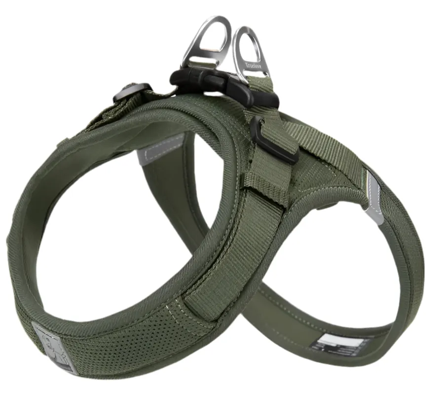 TrueLove TLH3013 Mesh Dog Harness- Moss Green