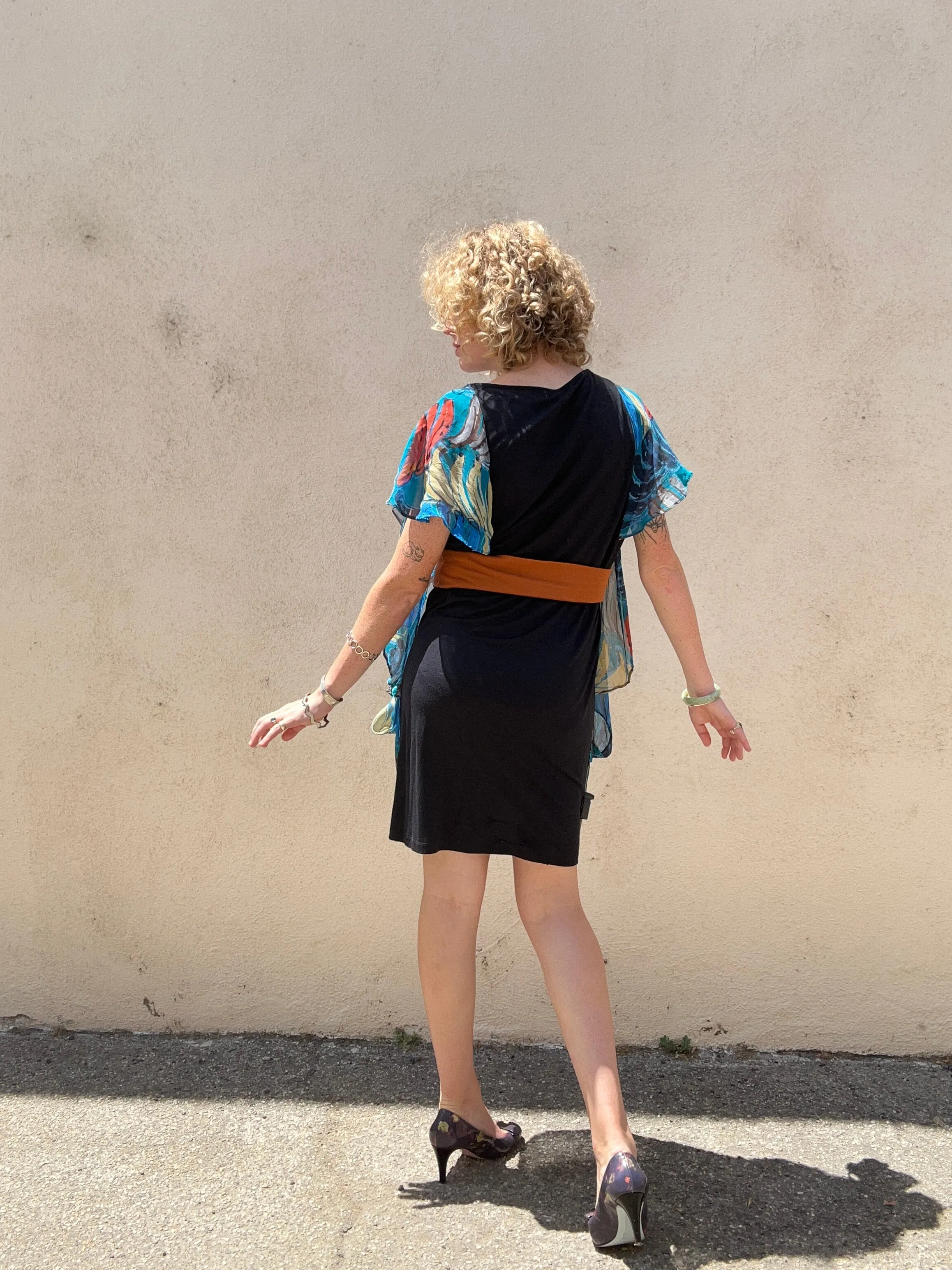 Tsumori Chisato Silk Bananas Dress