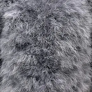 Turkey Feather Long Coat