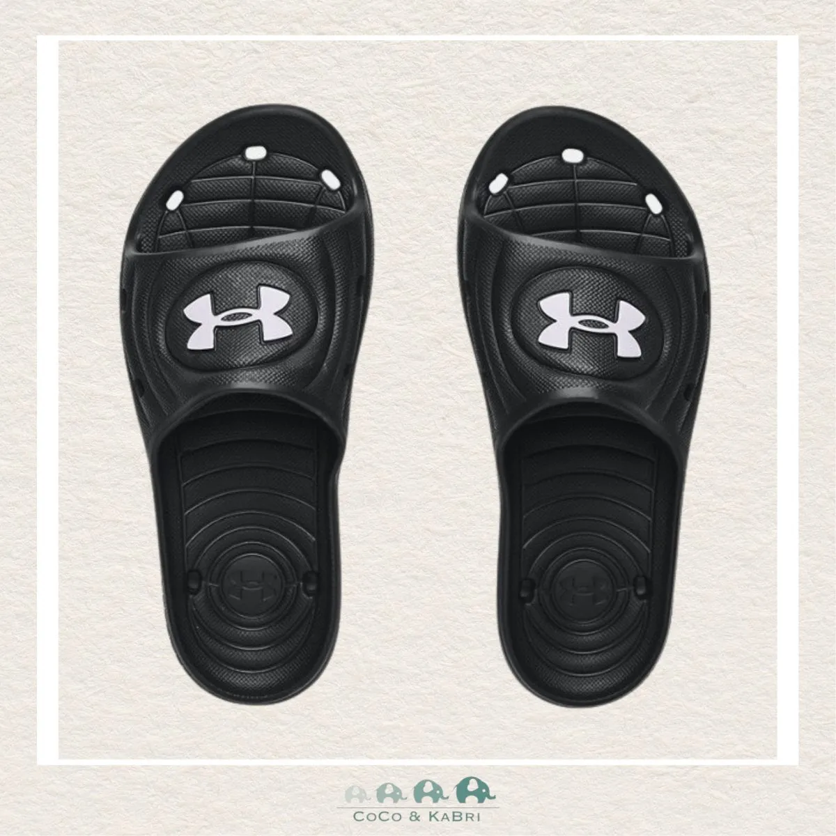 Under Armour Boys' Locker IV Slides Black
