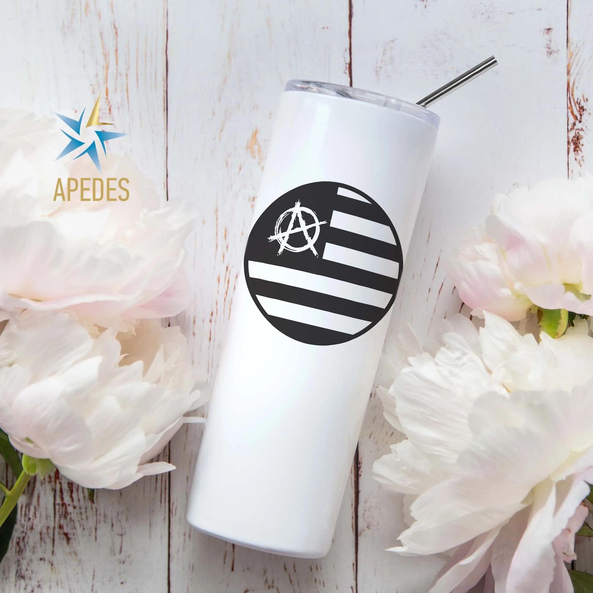 US Anarchy Stainless Steel Skinny Tumbler 20 OZ