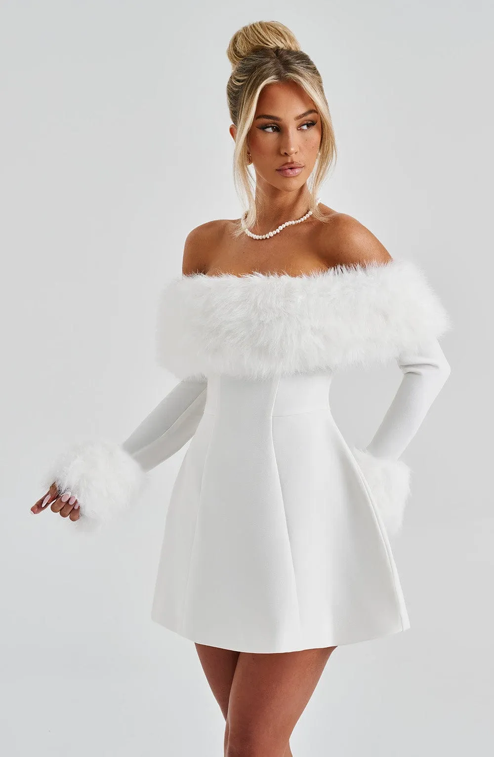 Villanelle Mini Dress - Ivory