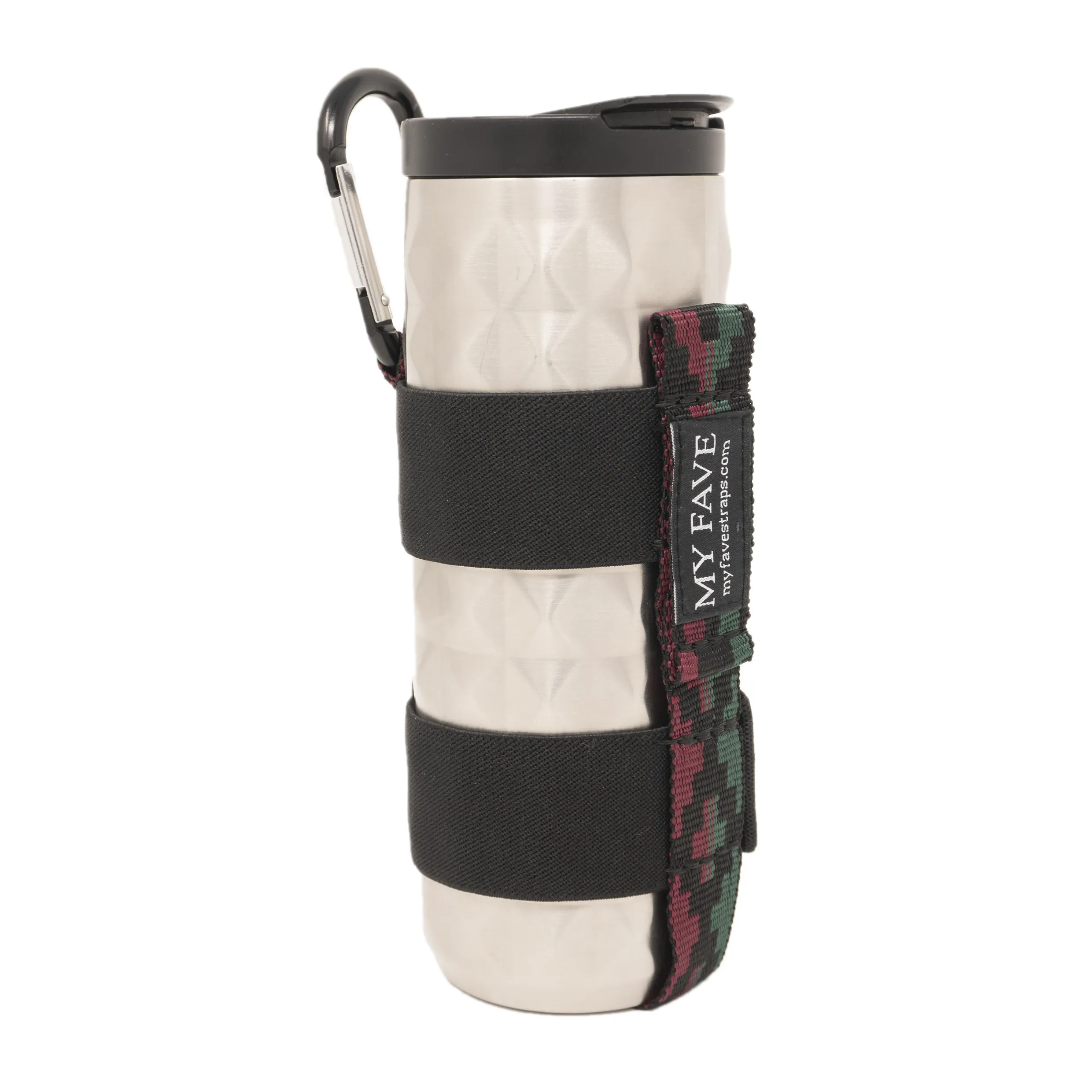 Water Bottle Strap - Clip On Style Blue Steps