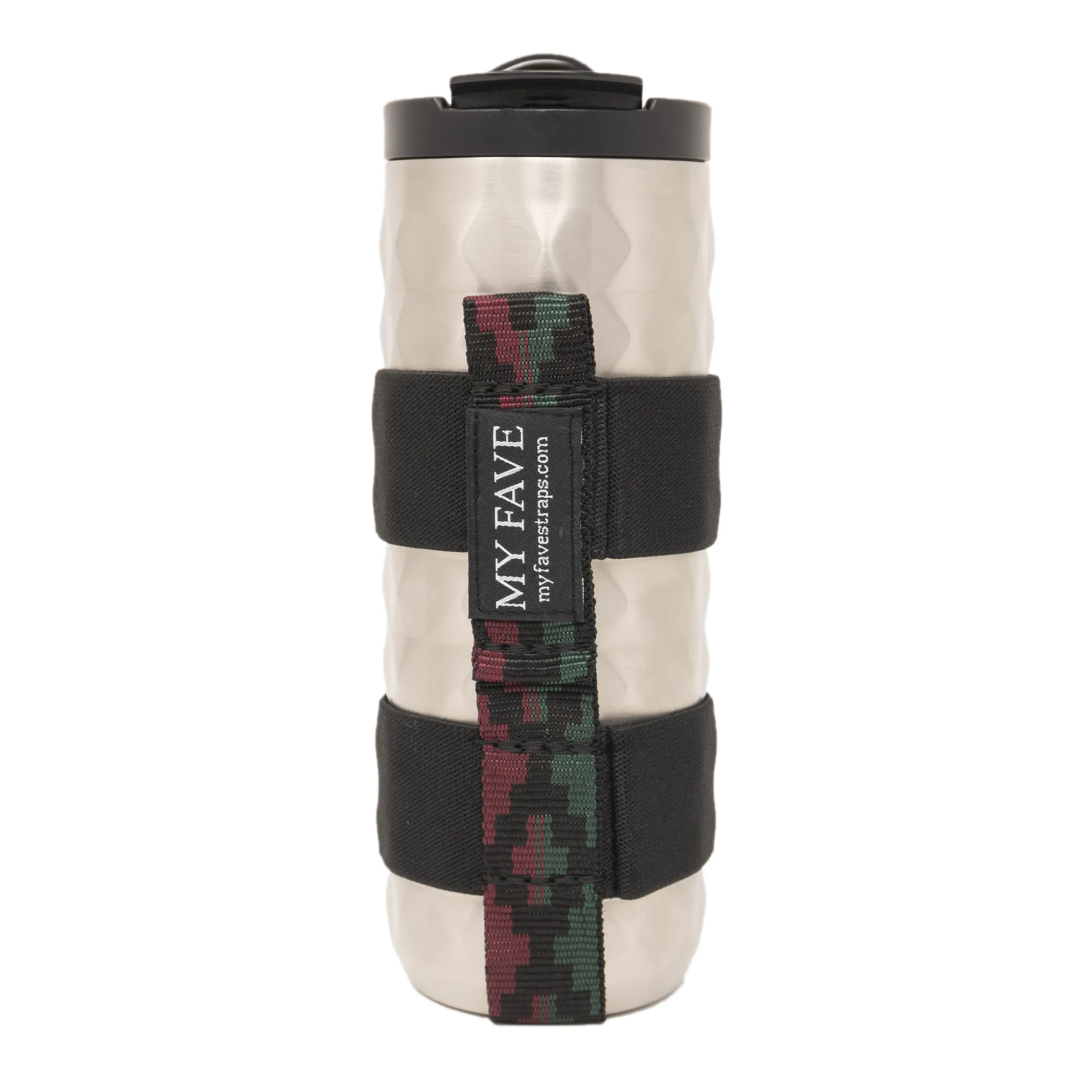 Water Bottle Strap - Clip On Style Blue Steps