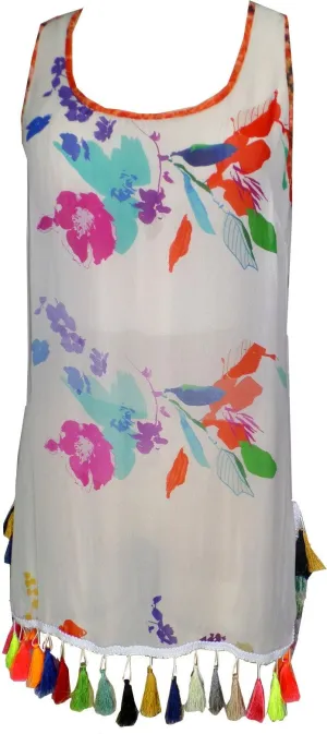 Water Colors Shell Top