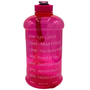 Water Jug With Time Markers