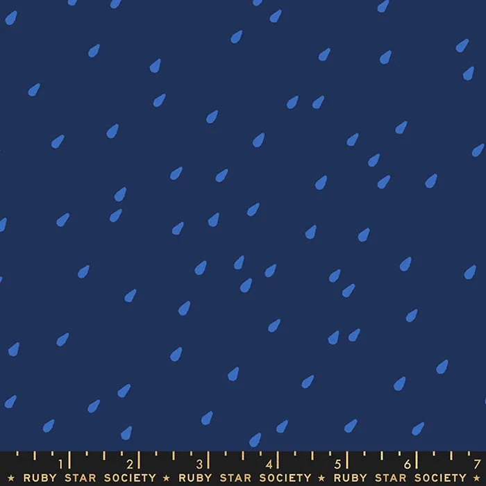 Water, Water Drops in Navy
