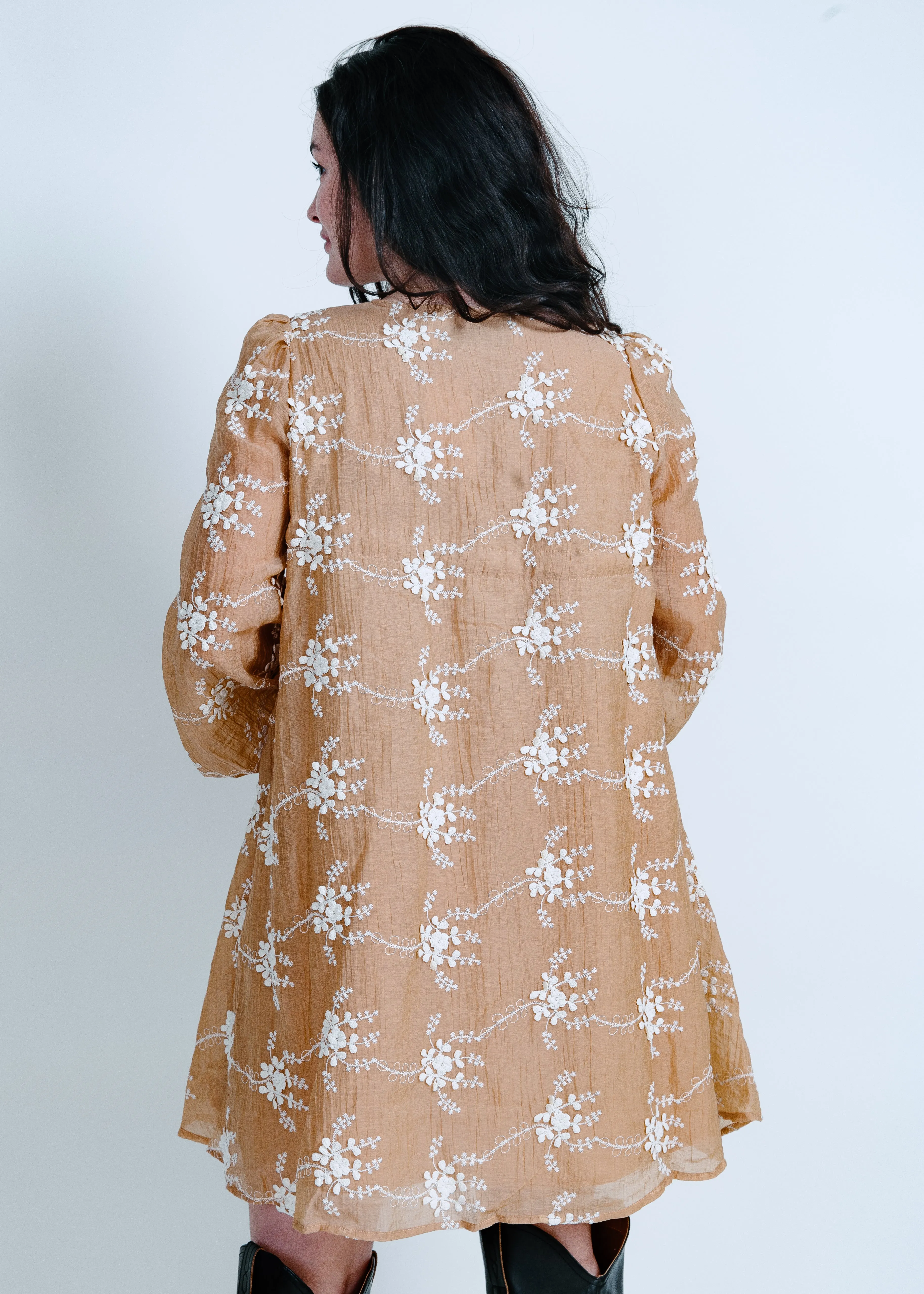 Willow Embroidered Mini Dress