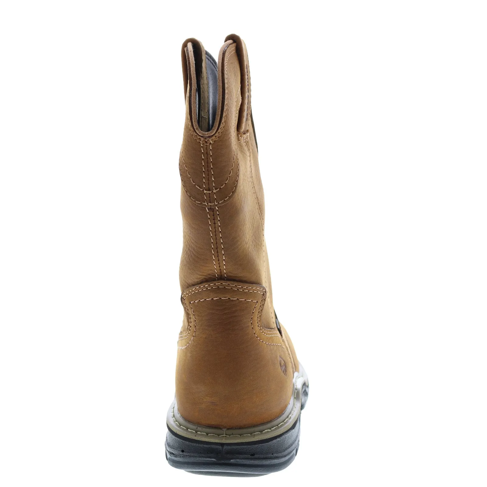 Wolverine Anthem Western Wellington Waterproof Mens Brown Wide Work Boots