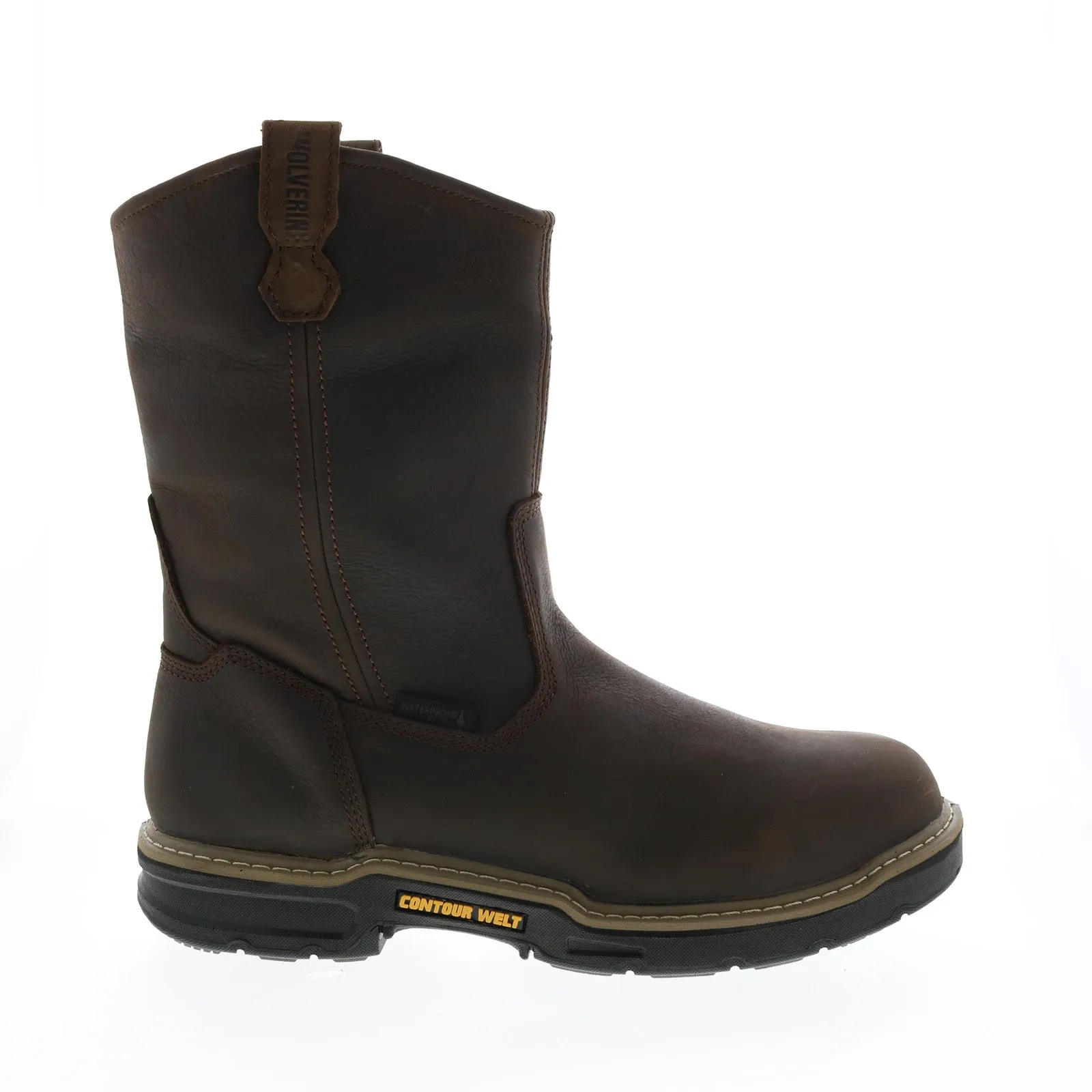 Wolverine Bandit Waterproof 10" Wellington W10861 Mens Brown Wide Work Boots