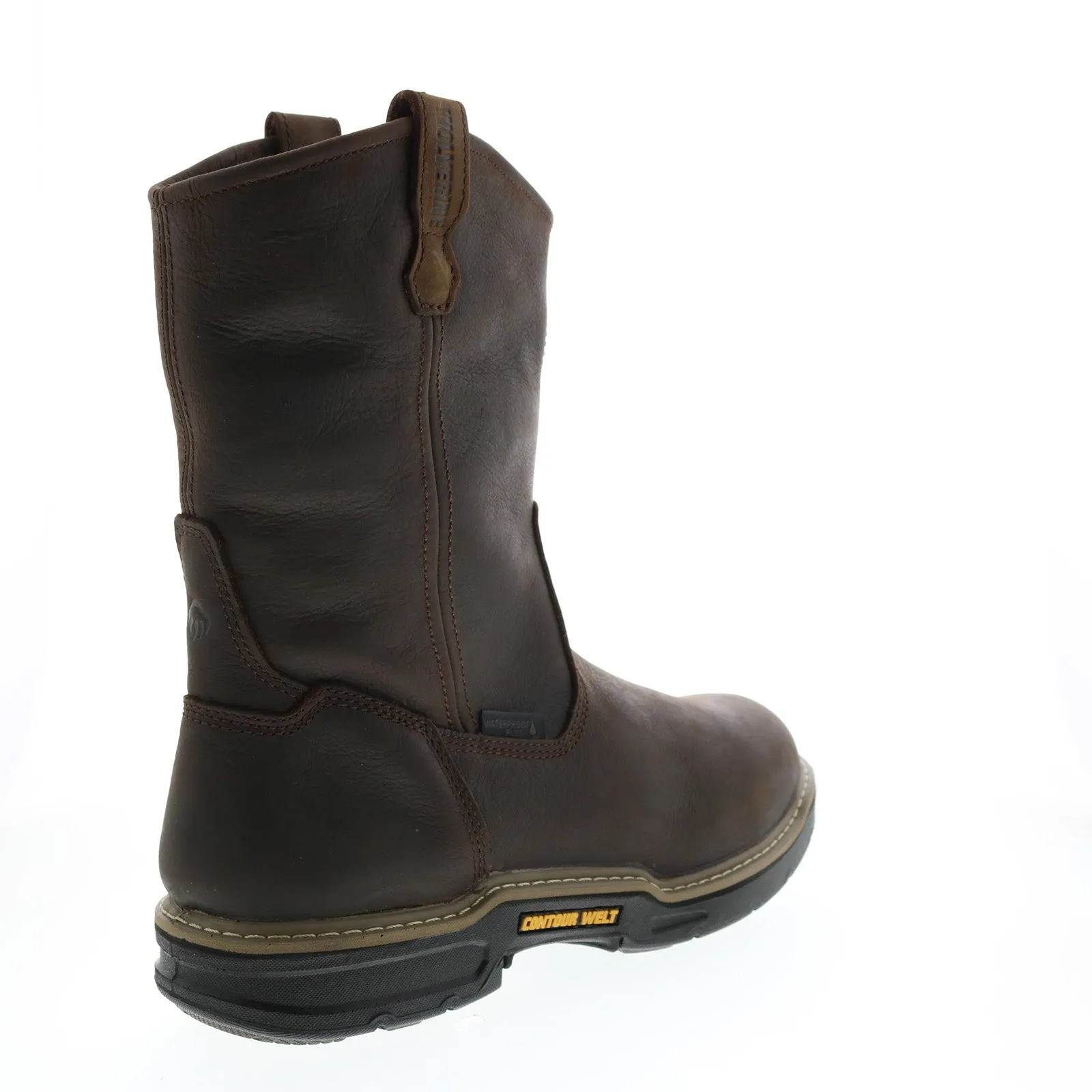 Wolverine Bandit Waterproof 10" Wellington W10861 Mens Brown Wide Work Boots