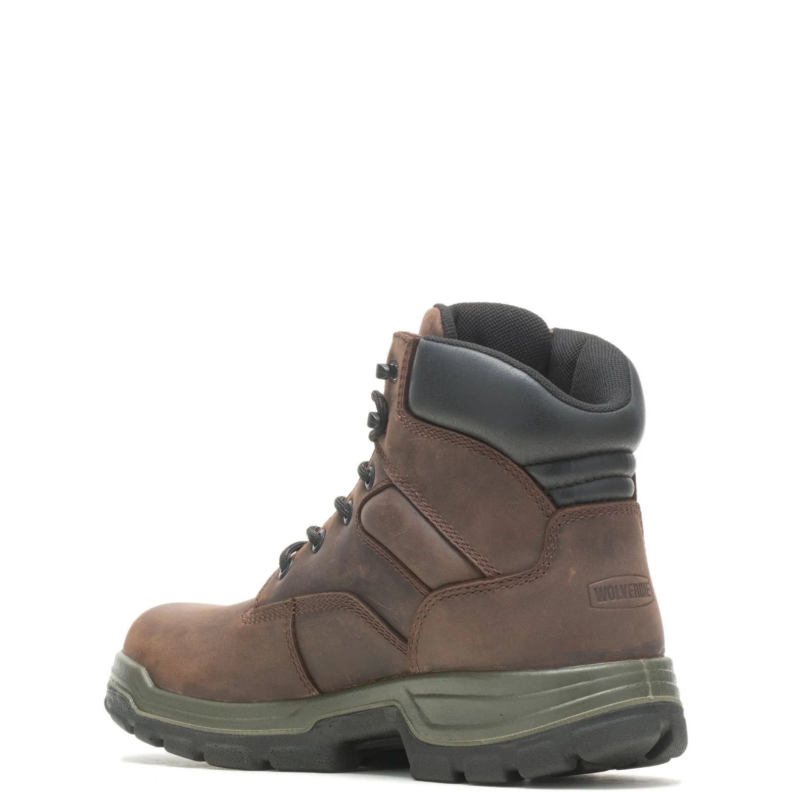 Wolverine Stratus Waterproof 6" W080121 Mens Brown Wide Leather Work Boots