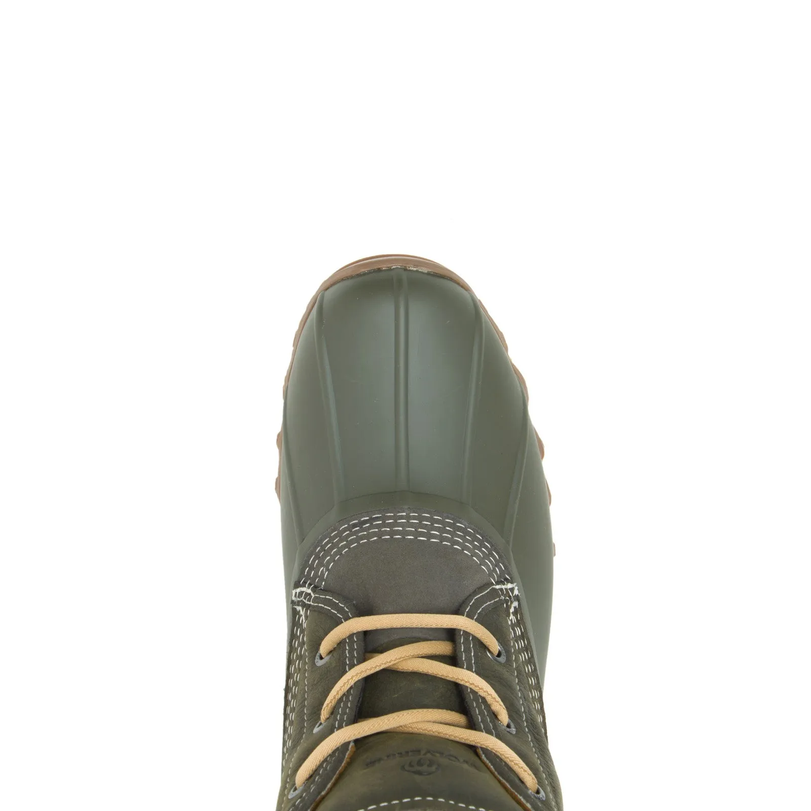 Wolverine Torrent WP Low Duck Winter Mens Green Wide Casual Dress Boots