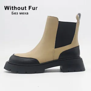 Women  Ins Short Boot Casual Footwear