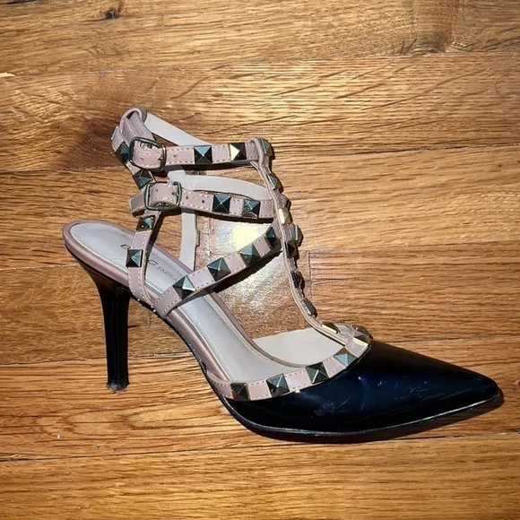 WOMEN’S BCBGENERATION DARRON TWO-TONE PATENT PUMP