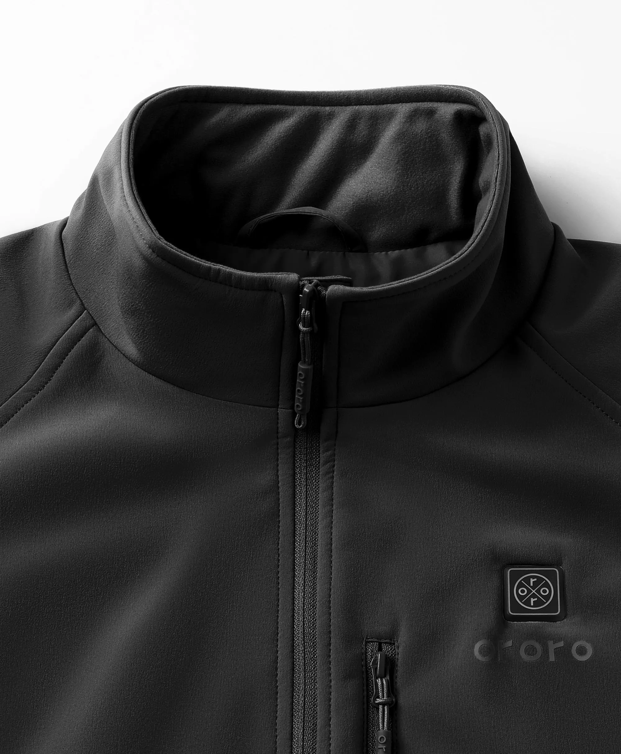 Women's Heated Softshell Vest - Black / Grey