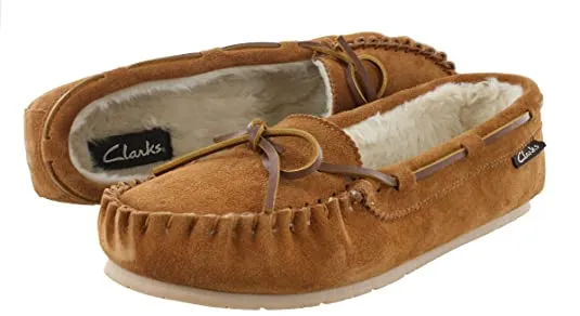 Women's Indoor Steep discount Slipper Courteous Moccasin Clarks  and Outdoor Suede