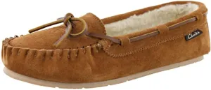 Women's Indoor Steep discount Slipper Courteous Moccasin Clarks  and Outdoor Suede