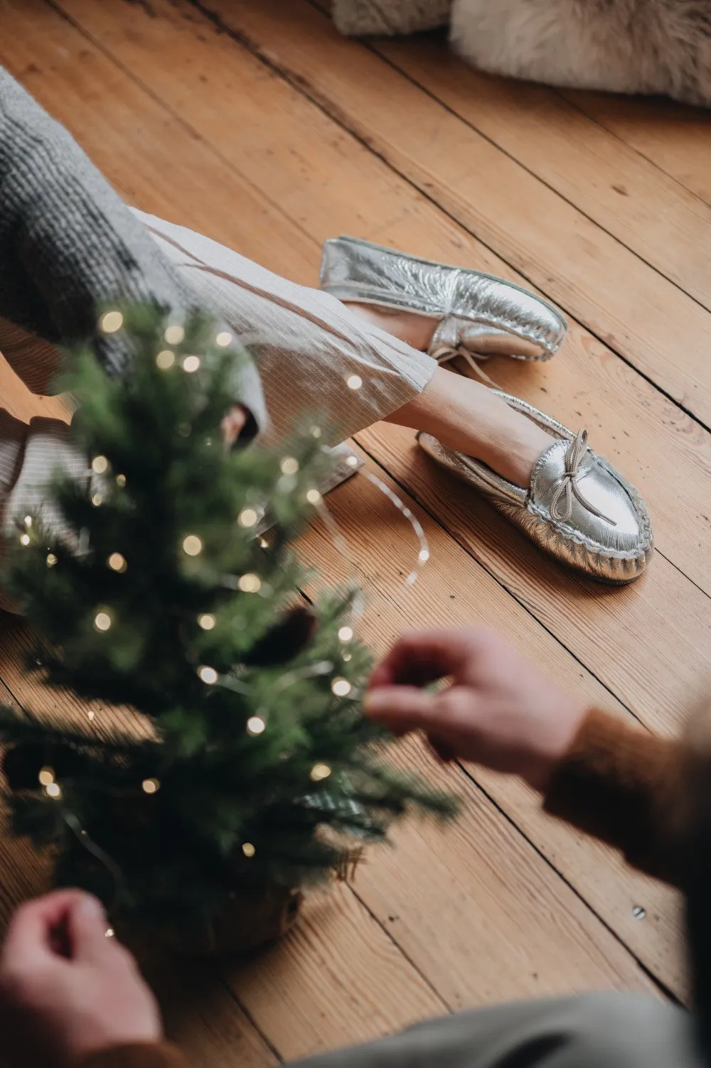 Women's Sheepskin Moccasin Slipper | AVA