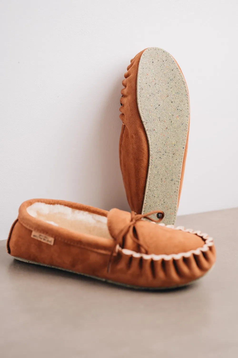 Women's Sheepskin Moccasin Slipper | AVA
