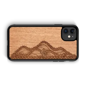 Wooden Phone Case (Outdoor Adventure - Mountain Biker)