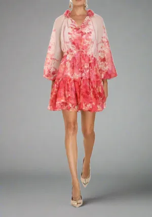 Zimmermann High Tide Lantern Mini Dress