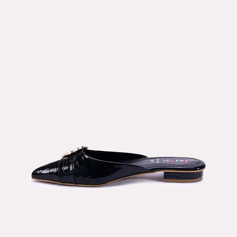 Zuleika Black Fancy Mules 0431066