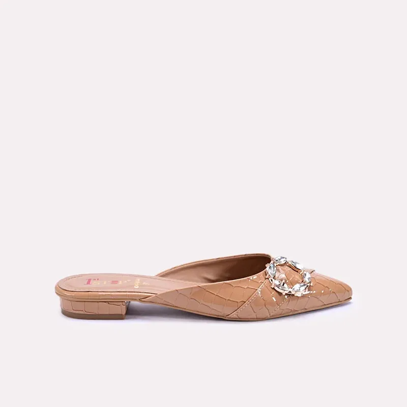 Zuleika Fawn Fancy Mules 0431066